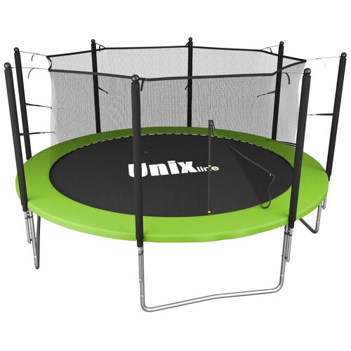 фото Батут с защитной сеткой unix line simple 10 ft green (inside)