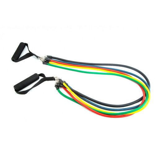 Набор эспандеров BRADEX Спорт профи 115 х 10 см 11 кг мультиколор 1655₽