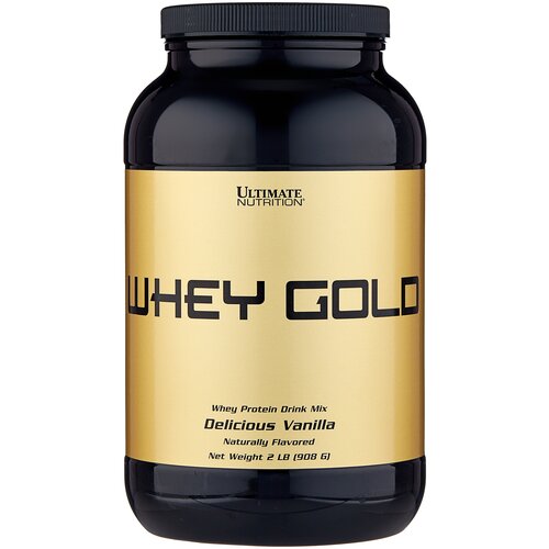 ultimate whey gold 908 г ваниль Протеин Ultimate Nutrition Whey Gold, 908 гр., восхитительная ваниль