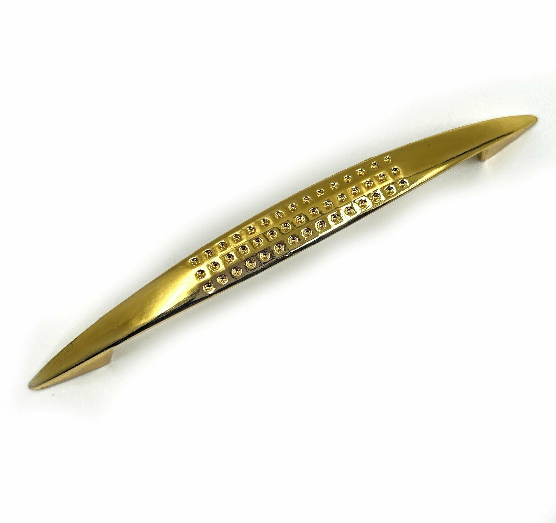 Мебельная ручка - скоба K6114, 128 мм, золото, 4 шт. - фотография № 6