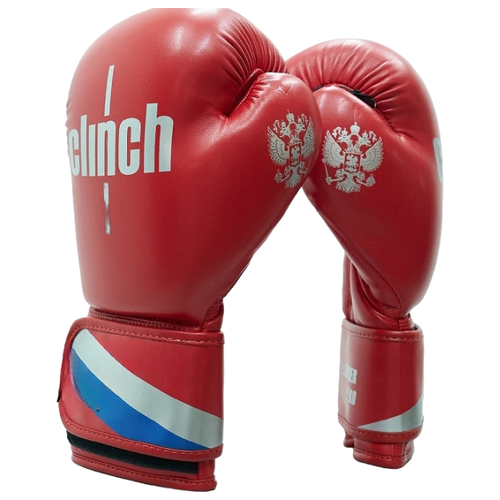 Боксерские перчатки Clinch - красные, 12 унций