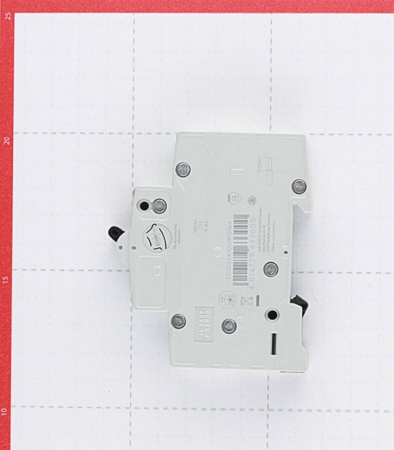 Автоматический выключатель ABB SH201L 1P 32А тип С 4,5 кА 220/380 В - фотография № 9