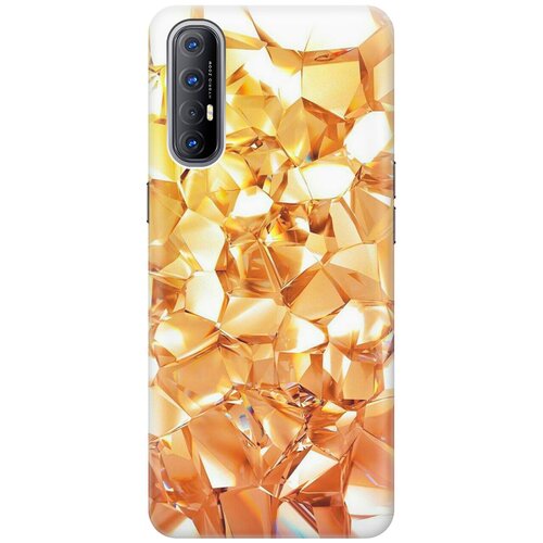 фото Re:pa накладка transparent для oppo reno3 pro с принтом "янтарные камни"