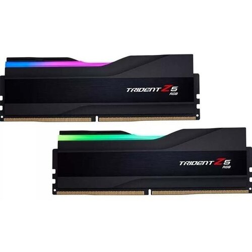 Оперативная память G.SKILL TRIDENT Z5 RGB 48Gb (2x24Gb) DDR5-8000 (F5-8000J4048F24GX2-TZ5RK) мотоциклетная наклейка riumph trident 660 trident 660 наклейка на переднюю и заднюю шину светоотражающая водонепроницаемая наклейка на колесо наклейк