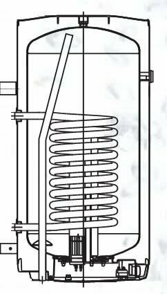 Накопительный комбинированный водонагреватель Drazice OKC 125 - фотография № 7
