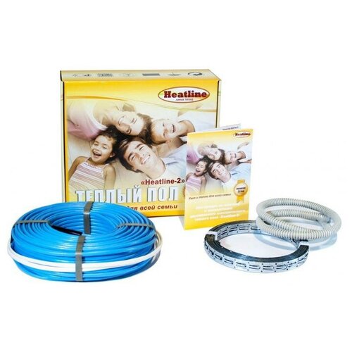 Двухжильный кабельный теплый пол Heatline 5 м 110 Вт 065-11 м2 20Р2Э-5-110 2926₽