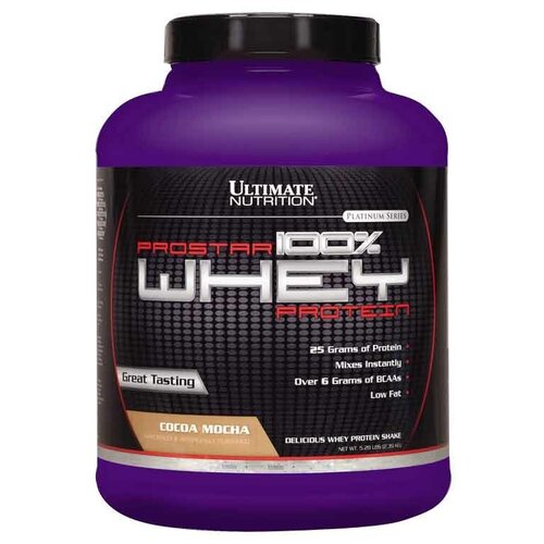 Протеин Ultimate Nutrition Prostar 100% Whey Protein, 2390 гр., какао-мокка