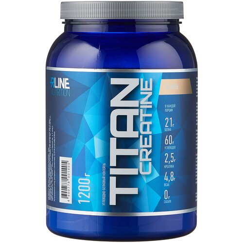 фото Гейнер rlinesportnutrition titan creatine, 1200 г, ваниль