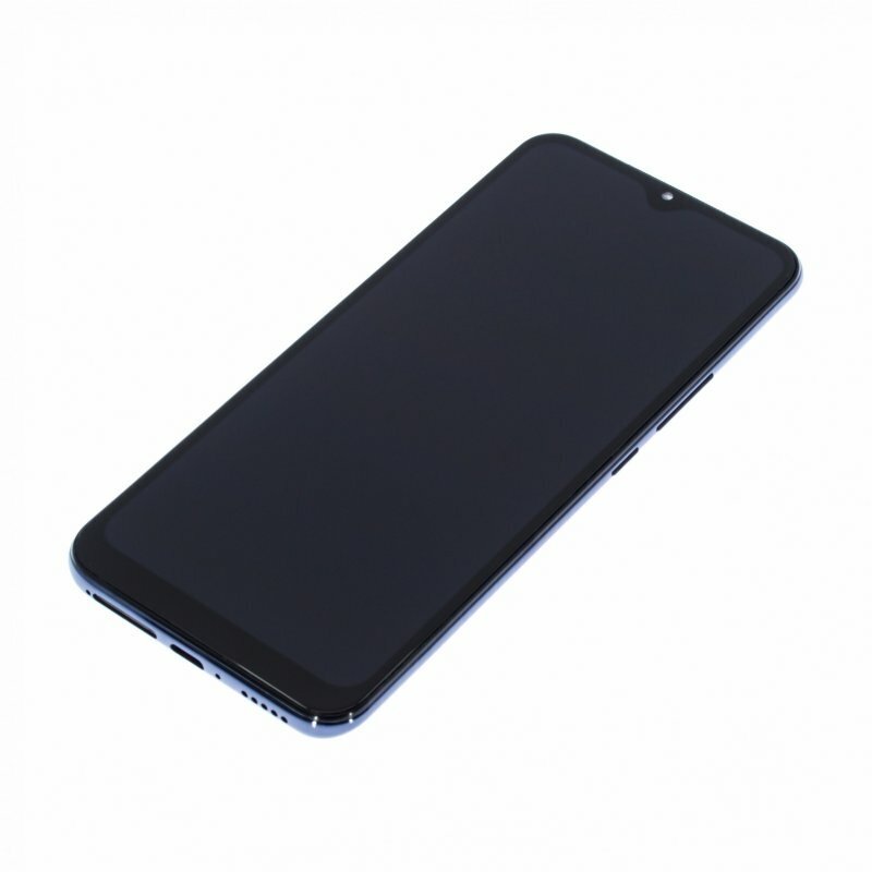 Дисплей для Xiaomi Mi 10 Lite 5G (в сборе с тачскрином) в рамке, черный, AA