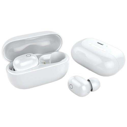 Наушники Harper HB-104 white (Bluetooth 5.0, Type-C, беспроводные, голосовой помощник)