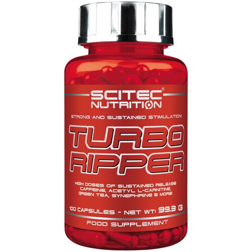 Scitec Nutrition термогеник Turbo Ripper, 100 шт., нейтральный scitec nutrition cla 60 шт нейтральный