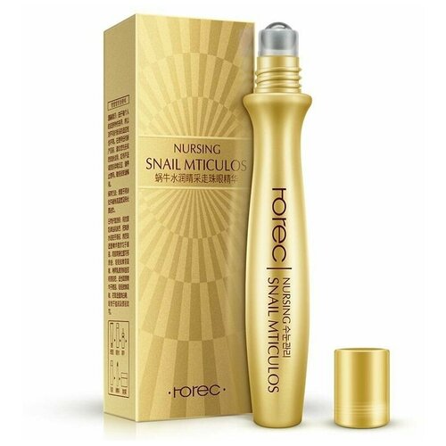 Rorec Сыворотка для кожи вокруг глаз с экстрактом улитки, Essence Snail Moisturize, 15 мл