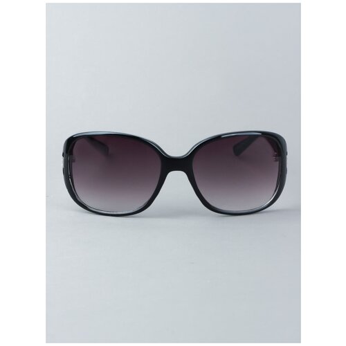 фото Солнцезащитные очки tropical, квадратные, оправа: пластик, градиентные, с защитой от уф, для женщин, черный