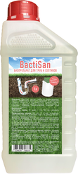 BactiSan - эко средство для прочистки труб и септических систем, бактерии для септика