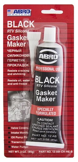 Герметик прокладок Abro черный 85 г