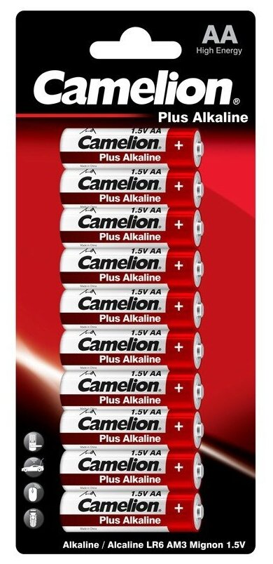 Батарейка Camelion Plus Alkaline BL10 LR6