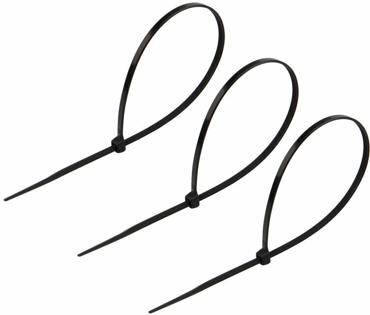 Хомут-стяжка кабельная нейлоновая PROconnect 250 x3,6мм, черная, в упаковке - 100 штук