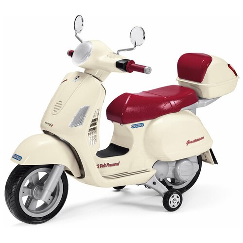 Купить Детский электромотоцикл PEG-PEREGO Vespa IGMC0019, бежевый/красный