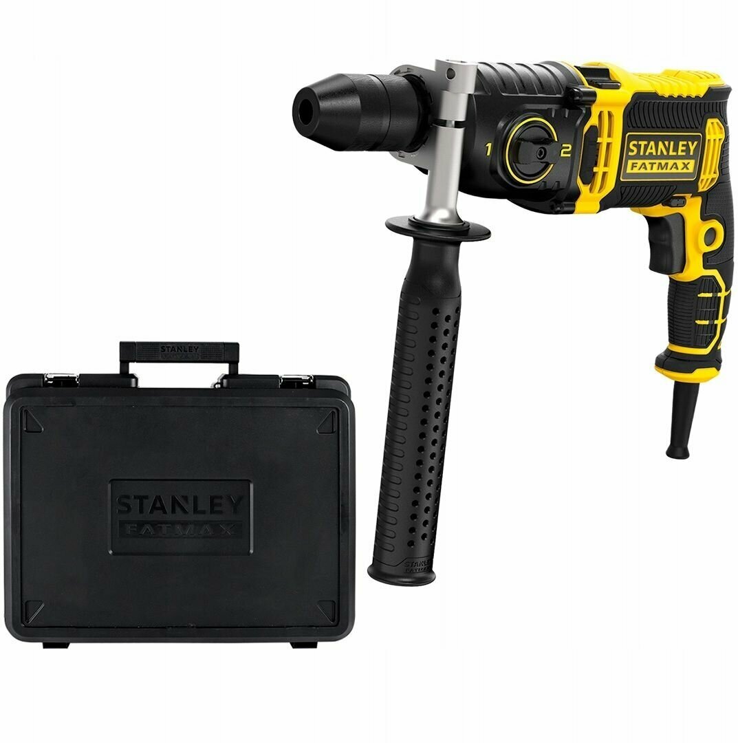 Ударная дрель Stanley Fatmax FMEH1100K, кейс, 1100 Вт