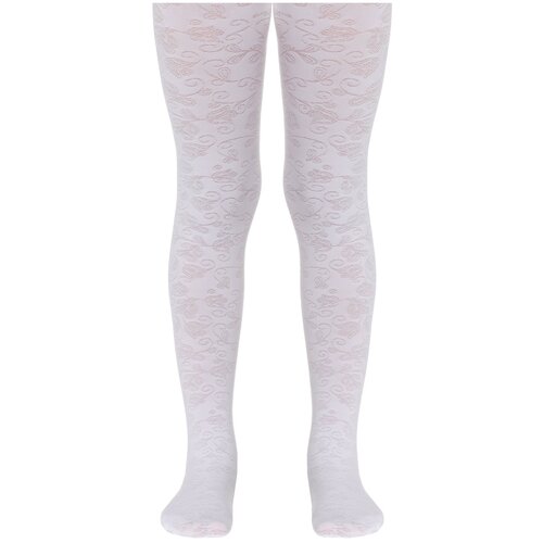 Колготки Conte elegant, размер 116-122, белый