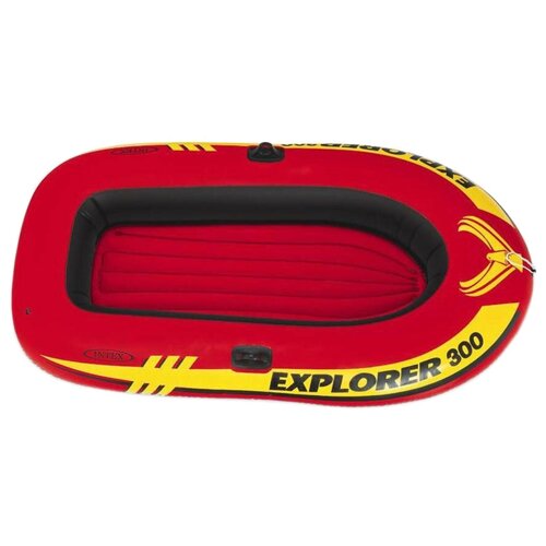 Надувная лодка Intex Explorer-300 Set (58332) красный 211 см