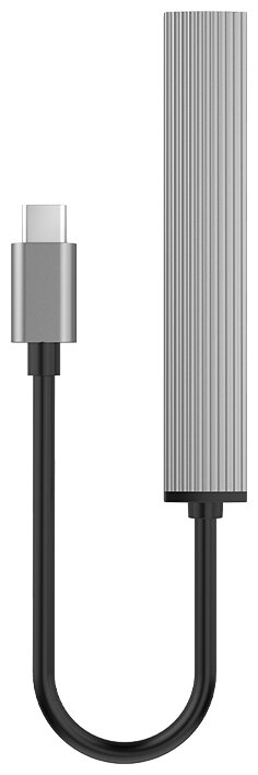Концентратор Orico 1*USB-C 3.0, 3*USB-A 2.0, серый - фото №5
