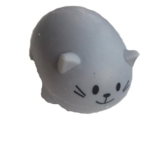 Антистресс крутой замес котик 7см, серый