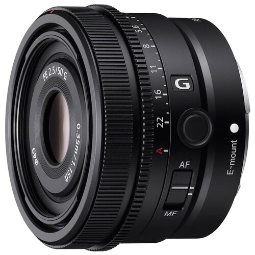 Объектив Sony FE 50mm f/2.5 G (SEL50F25G), черный объектив sony carl zeiss planar t fe 50mm f 1 4 za sel 50f14z черный