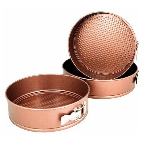 Формочки кулинарные Greenberg GB-103, 24/26/28см, коричневые