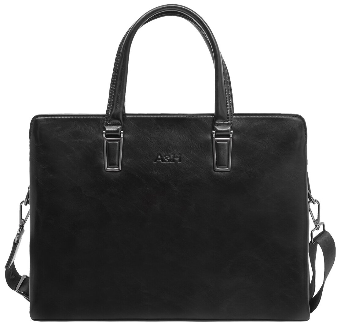 Сумка мужская деловая портфель AbbottHunt 88502 Портфель сумка эко кожа через плечо на плечо для документов.