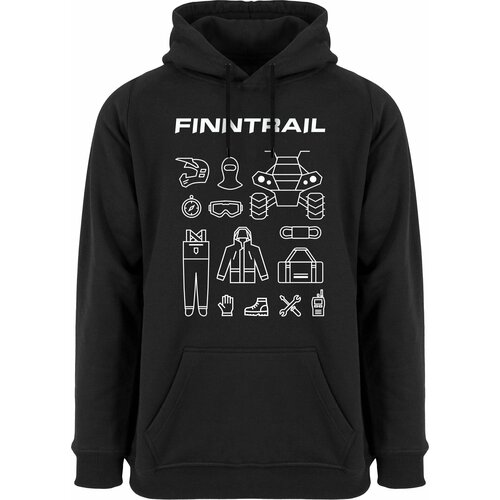 Толстовка Finntrail, размер M, черный