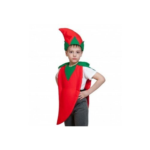 Костюм КАРНАВАЛОФФ, размер 98-128, красный костюм карнавалофф размер 128 зеленый