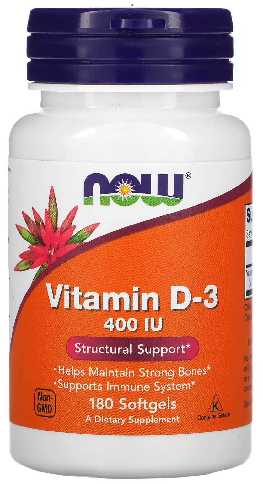 Vitamin D-3 капс, 400 МЕ, 180 шт.