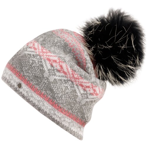 фото Шапка женская finn flare, цвет: светло-серый w19-12140_211, размер 56