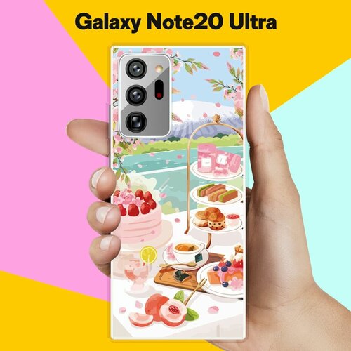 Силиконовый чехол на Samsung Galaxy Note20 Ultra Завтрак / для Самсунг Галакси Ноут 20 Ультра