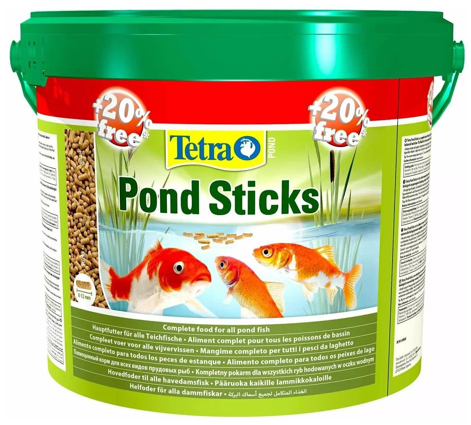 Корм для прудовых рыб Tetra Pond Sticks в палочках 12 л