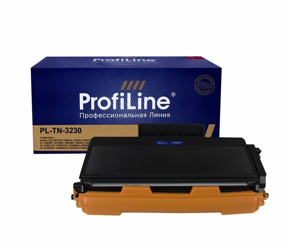 Картридж PL-TN-3230 для принтеров Brother HL5340D, 5350DN, 5370DW, 5380DN, DCP8085, 8070, MFC8370, 8880 3000 копий ProfiLine