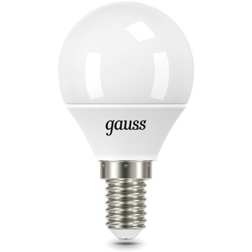 Лампа светодиодная Gauss Е14 6500К 9,5 Вт 950 Лм 175-240 В шар тонированная
