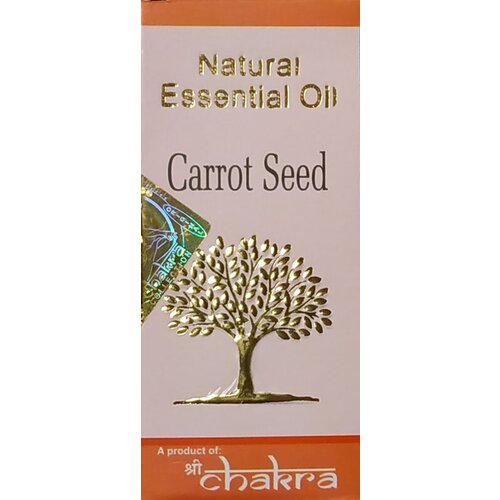 Natural Essential Oil CARROT SEED Shri Chakra Натуральное эфирное масло семян моркови Шри Чакра 10 мл 632₽