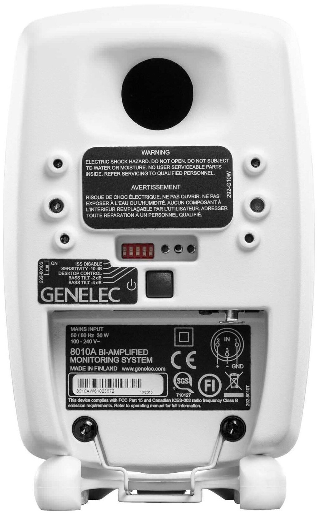 Фронтальные колонки Genelec 8010A, 1 колонка, white - фото №2