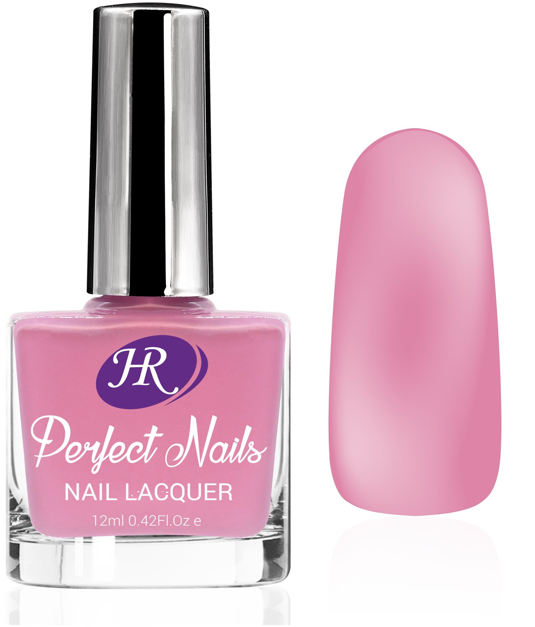 Лак для ногтей Holy Rose "Perfect Nails" тон №36 Умеренный пурпурно-розовый, 12 мл