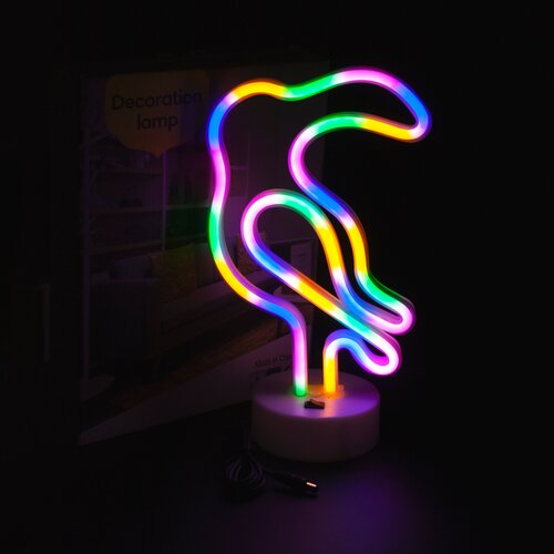 Ночник светодиодный Тукан неоновый свет разноцветный 99000₽