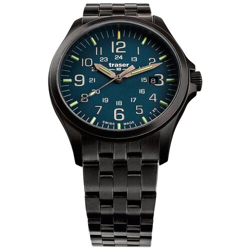 Часы наручные TRASER P67 OFFICER PRO GUNMETAL Blue 108739