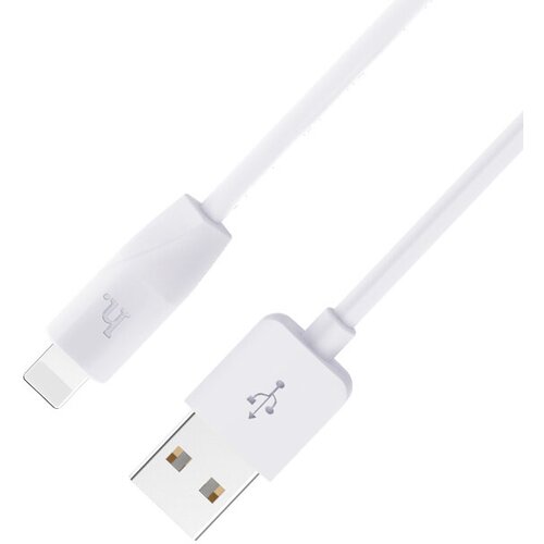 Кабель USB HOCO X1 Rapid, USB - Lightning, 2.4А, 2м, белый кабель hoco кабель hoco x1 usb lighting