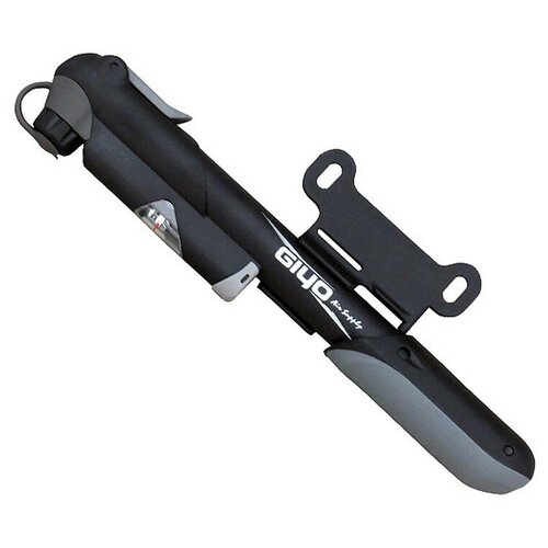 Насос для велосипеда GIYO GP63S телескопический с манометром 8 атм120 psi автовело ниппель складная Т- образная ручка 130000₽