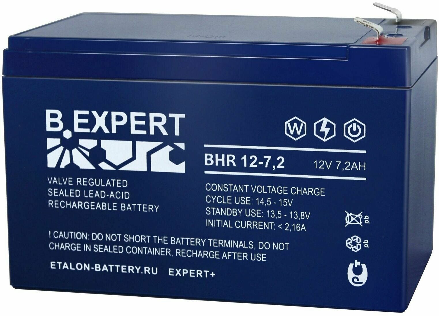 Аккумулятор ETALON B.EXPERT BHR 12-7,2