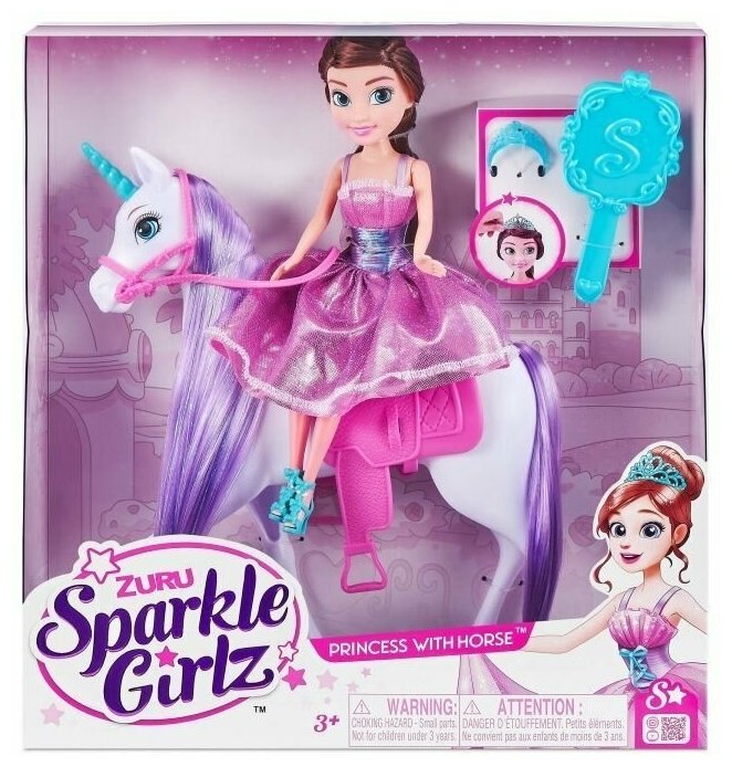 Кукла SPARKLE GIRLZ Принцесса с Лошадью