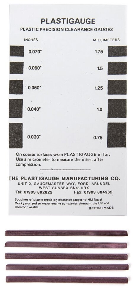 Plastigauge PL-E измерительный инструмент