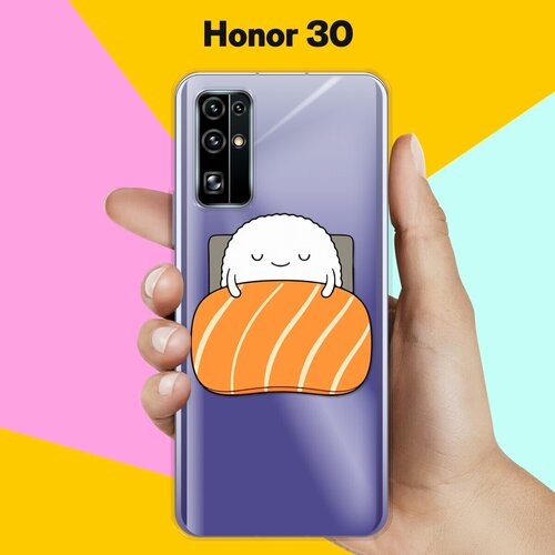 Силиконовый чехол Суши засыпает на Honor 30 силиконовый чехол суши засыпает на honor 10 lite