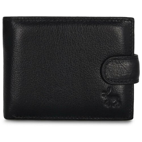 Портмоне Marco Coverna, фактура зернистая, черный